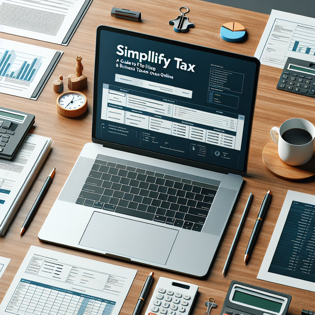 Simplify Tax Season: A Guide to Filing Business Taxes Online